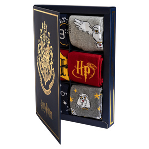 Harry Potter book perfect for gift Set of 6x SOXO women's socks