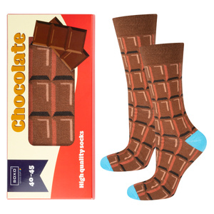 Men's Gift Socks SOXO | chocolate bar | Funny Gift