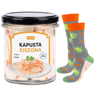 Men's socks SOXO Sauerkraut in a jar