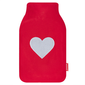 Red hot water bottle SOXO heater - Valentine's Day gift Big plush
