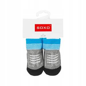 SOXO Baby Set: Socks + wristband with a plush toy
