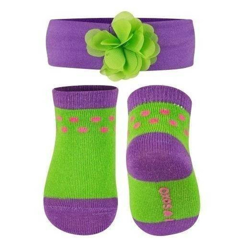 Lime green on sale baby socks