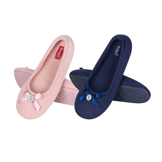 SOXO Women's ballerina slippers with 
