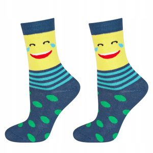 Colorful SOXO children's socks, warm and cheerful terry faces