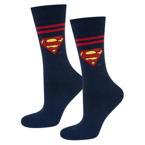 Colorful men's Superman DC Comics socks