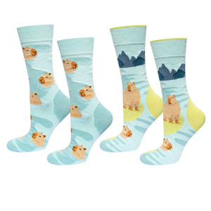 Men's | Women's | capybara socks in the bath for a gift - 2