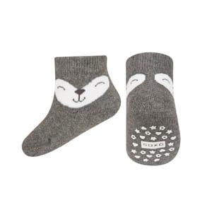 SOXO Baby socks with raccoon-face with ABS