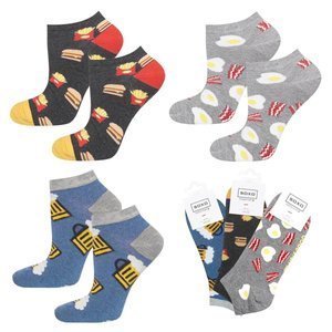SOXO GOOD STUFF Set of 3x Colorful men's socks funny socks