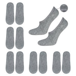 SOXO  Set of 6x Men's gray socks with silicone 