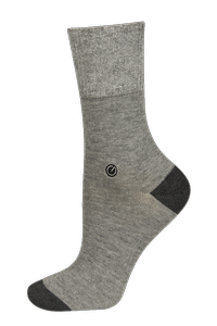 Socks with silver thread and golf
