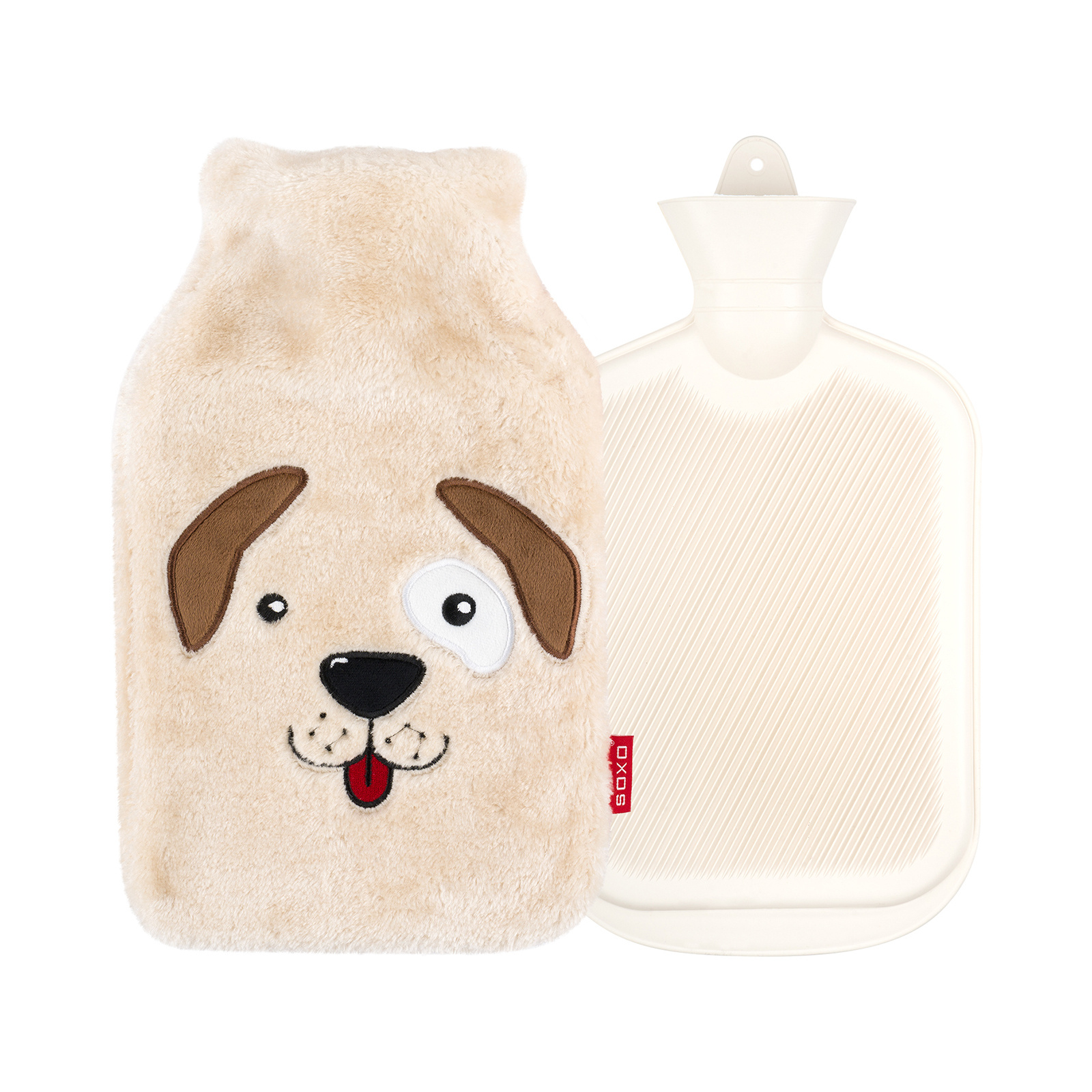 Hot water bottle outlet for puppies