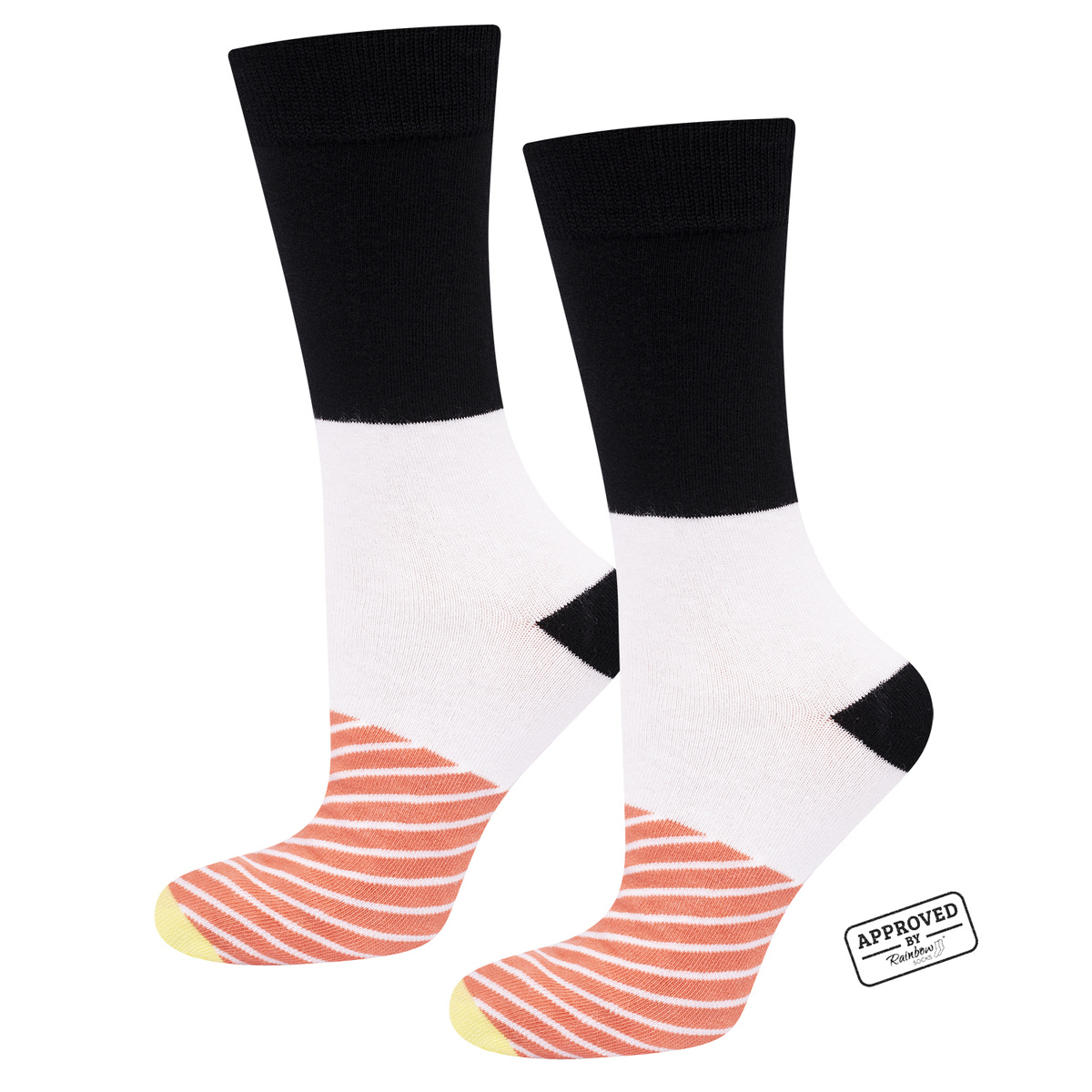 Set of 3x SOXO colorful sushi socks for men and women in a box