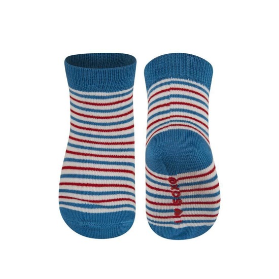 Blue baby SOXO socks with striped modal