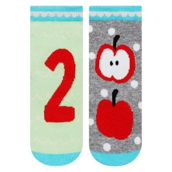 Colorful SOXO baby socks mismatched numbers 2