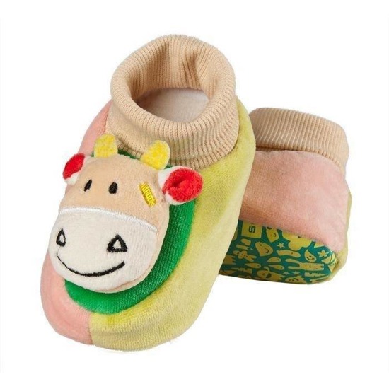 Colorful baby slippers SOXO animals