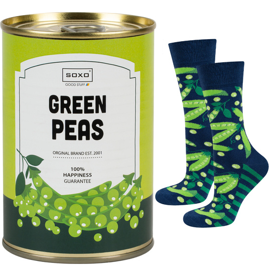 Men's socks SOXO canned peas