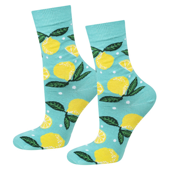 SOXO GOOD STUFF Women's Socks lemon