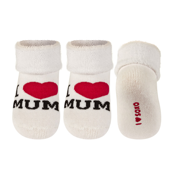 SOXO Infant socks I LOVE MUM I LOVE DAD | BABIES \ Socks | Wholesale socks,  slippers