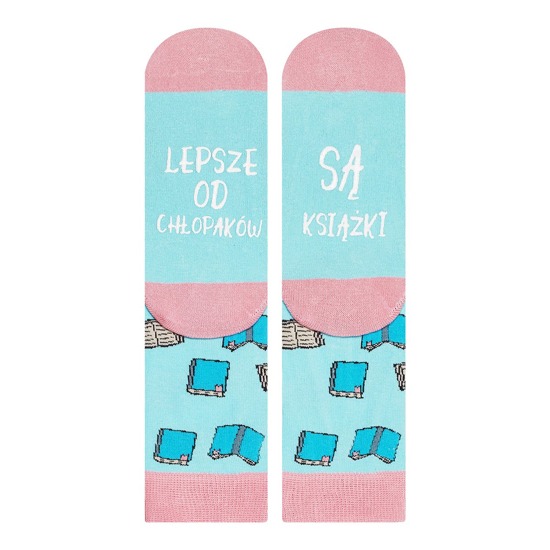 SOXO Men's socks with polish text
