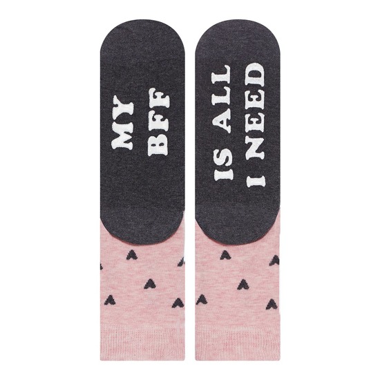 SOXO Women's socks "My BFF is all i need"