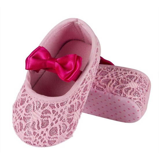 SOXO baby ballerina slippers pink for Princess