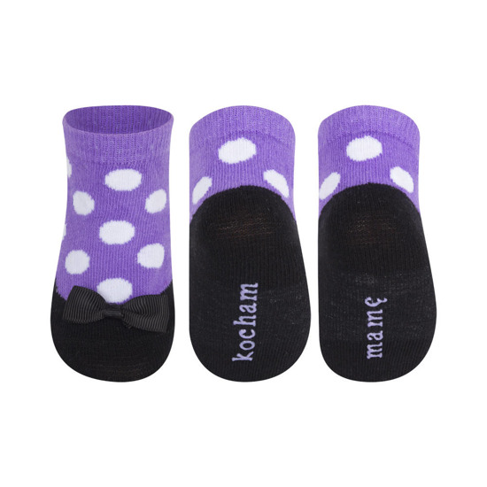 SOXO baby socks purple