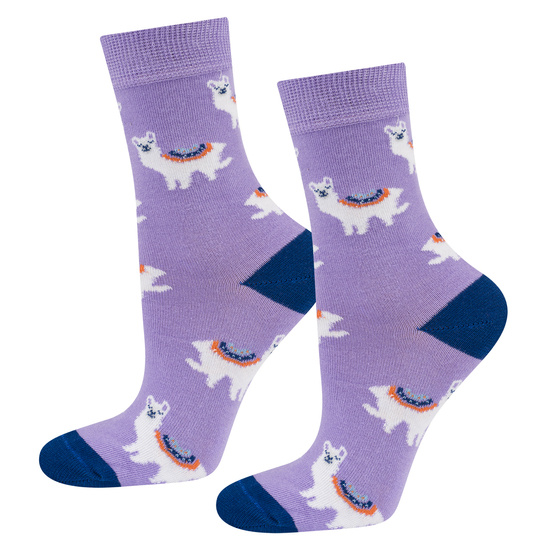Women's SOXO llama socks