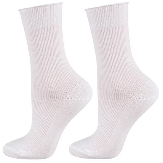 Women's socks DR SOXO cotton white