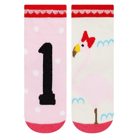 1 Paare von lustige Socken mit der Nummer 1  | Babysocken | SOXO