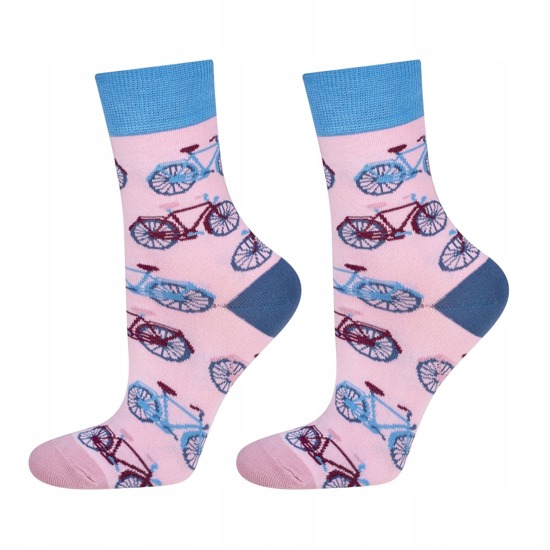 1 Paare von lustigen Socken mit Fahrrad | Damensocken | SOXO