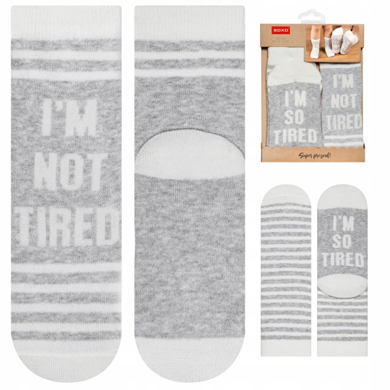 Ein Satz SOXO-Socken für Mutter und Kind mit Aufschriften Baumwolle für ein Geschenk