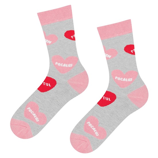 SOXO GOOD STUFF Socken - rosa Herzen