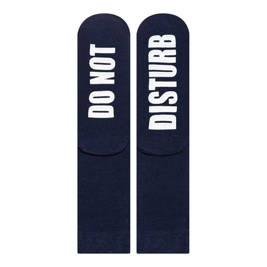 SOXO Männer Socken mit Text "do not disturb"