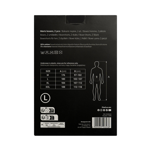 2 Paar von lustigen Boxershorts Geschenk für Valentinstag in einzigartiger Verpackung | SOXO