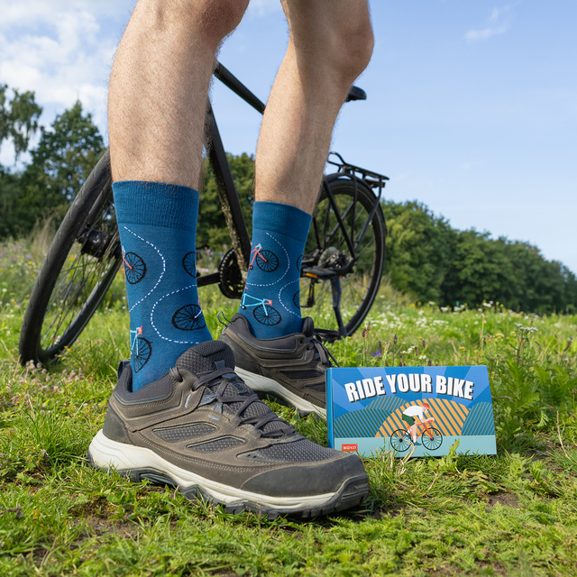 Socken mit Fahrrad-Motiv 3er-Pack