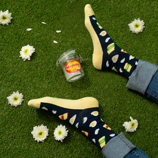 SOXO Men's Socks Mayonnaise in a Jar