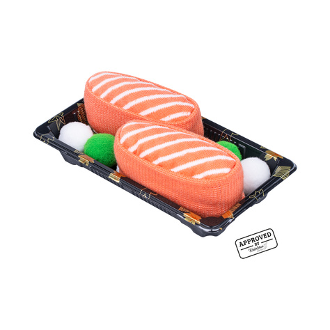 Colorful SOXO sushi socks for men and women in a box