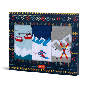 Set 3x Herren Bunte Socken SOXO Wintersport