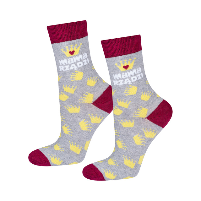 Bunte Damen Socken SOXO GOOD STUFF Lustige Mama