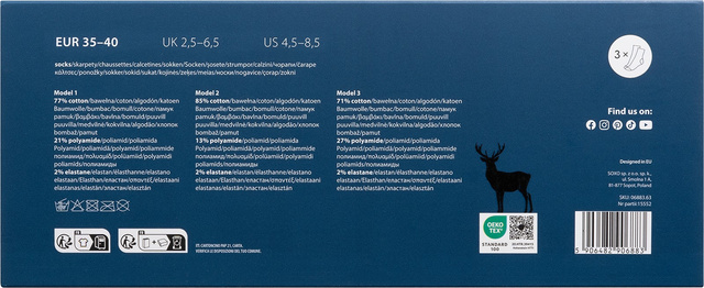 Skarpetki Jelenie 3-pak