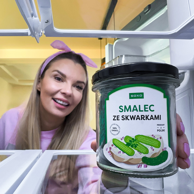 Skarpetki Smalec ze Skwarkami w Słoiku