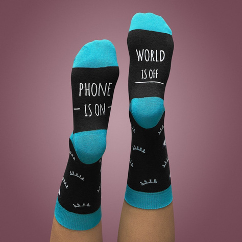 Women's Socks long SOXO dark 