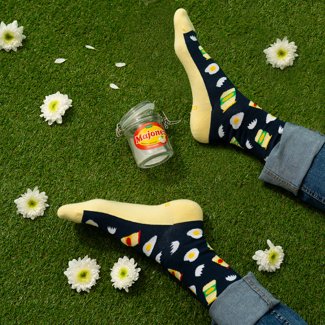 SOXO Herren-Socken Mayonnaise im Glas
