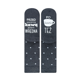 Damen Socken SOXO mit polnischen Untertiteln Baumwollen Geschenk