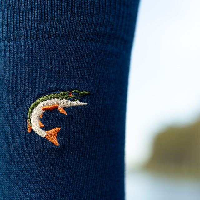 Men's Colorful Socks SOXO Fishing Atlas - 4 Pairs