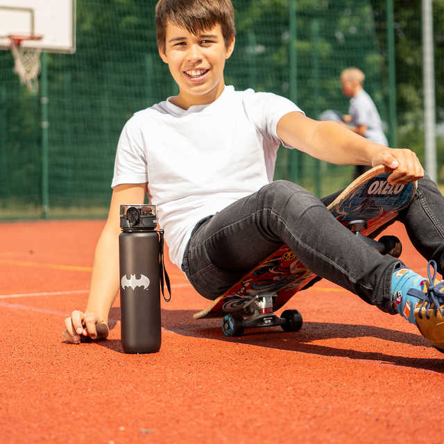 Water bottle 1L black | durable and practical | Batman