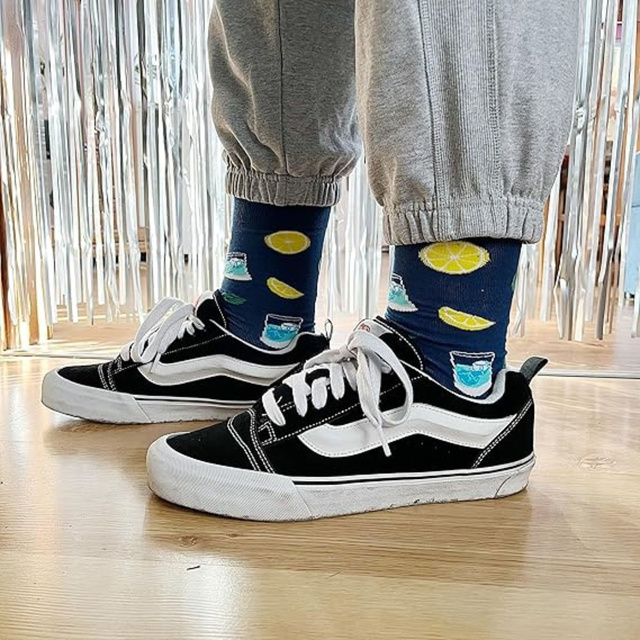 Men's colorful socks SOXO Gin in a bottle