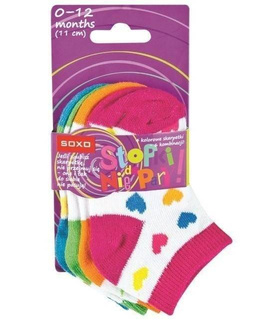 Set of 2x Colorful SOXO baby socks