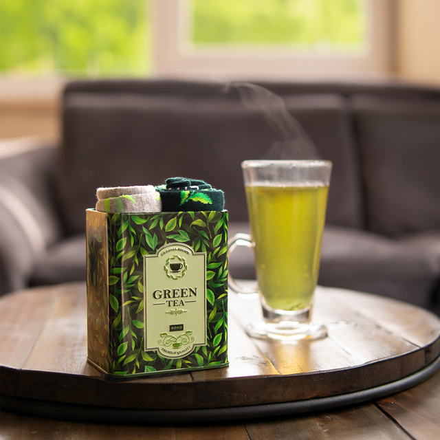 Skarpetki Zielona Herbata w Puszce 2-pak