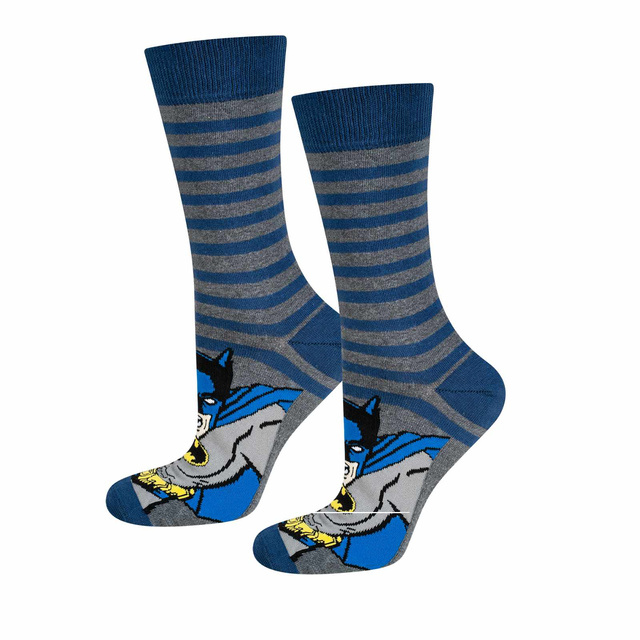 1 Paar von lustige Socken mit Batman DC Comics | Herrensocken | SOXO